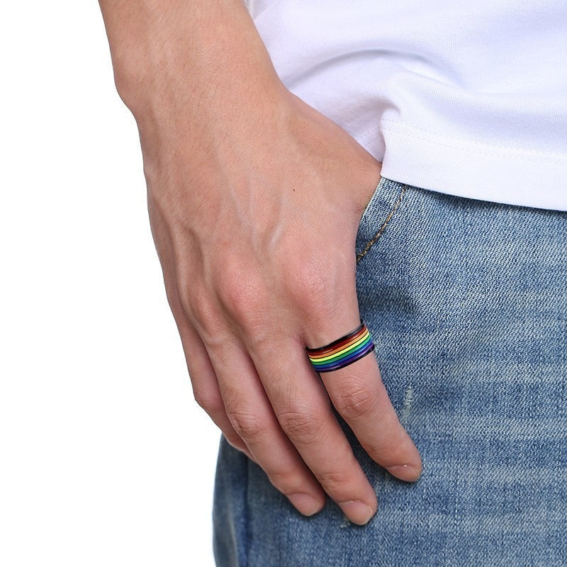 Rainbow Pride Ring