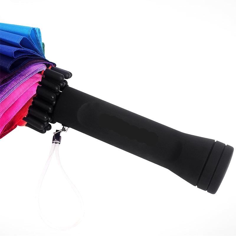 The Rainbow Striped Umbrella