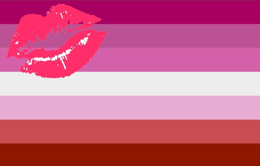 Lipstick Lesbian Pride Flag