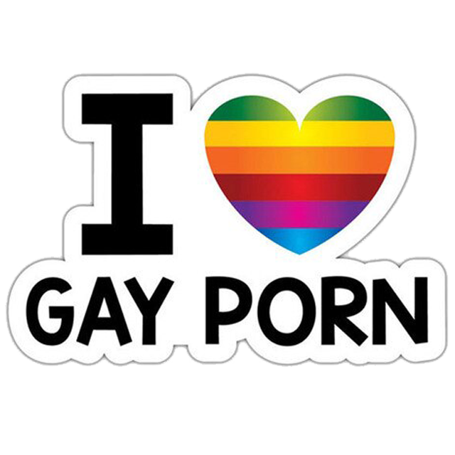 I ♥ Gay Porn Bumper Sticker