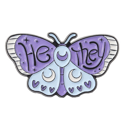 Butterfly Pronoun Pins